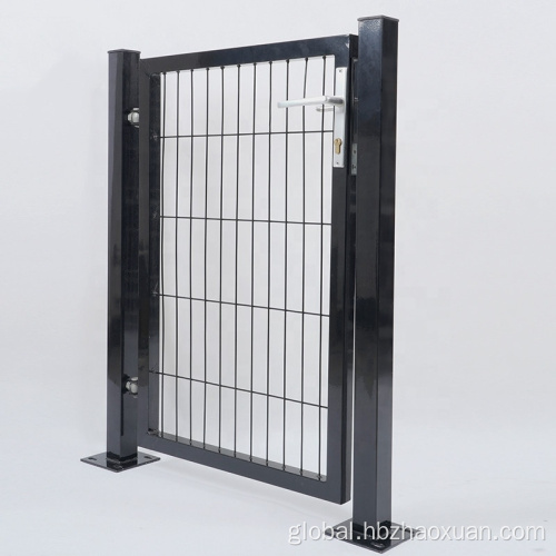 New Design Iron Gate Low Price Galvanized Iron Gate Design Swing Gate Supplier